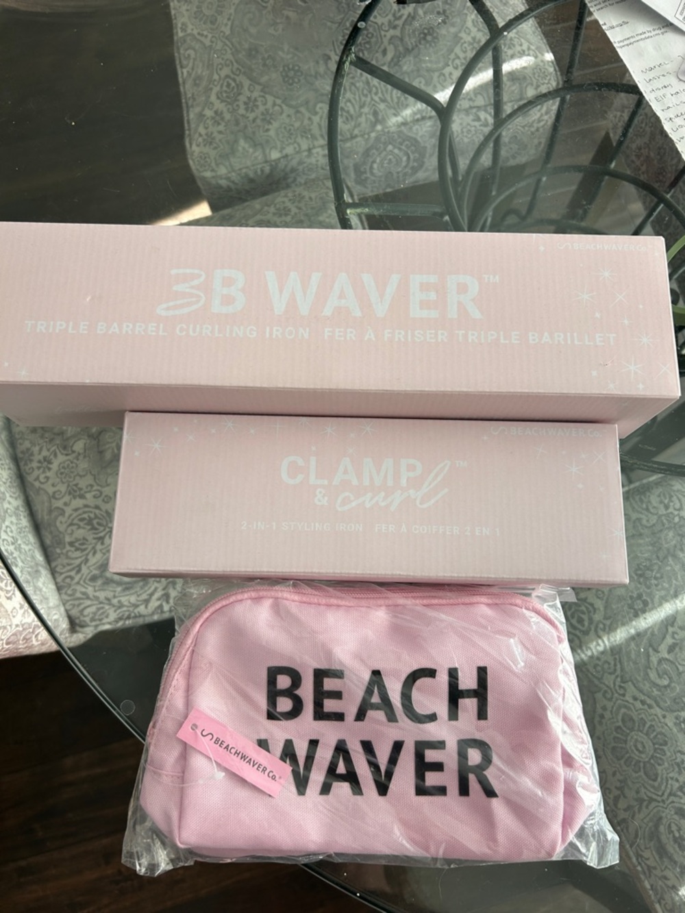 BEACHWAVER 3B Waver & Fanny Pack Set in Pink
